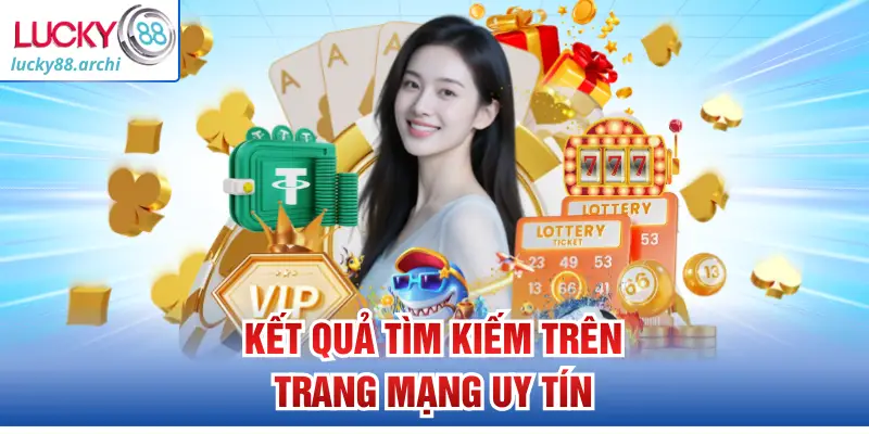 Kết quả tìm kiếm trên trang mạng uy tín